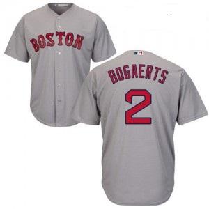 Mens Boston Red Sox Xander Bogaerts Cool Base Replica Jersey Grey