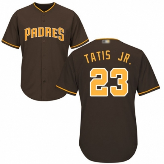 Youth San Diego Padres Fernando Tatis Jr. Replica Brown Alternate Cool Base Jersey